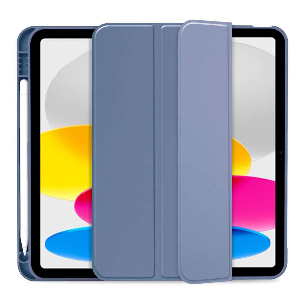 Dėklas Tech-Protect SmartCase Pen iPad 10.9 (2022) / 11 (2025), mėlynas