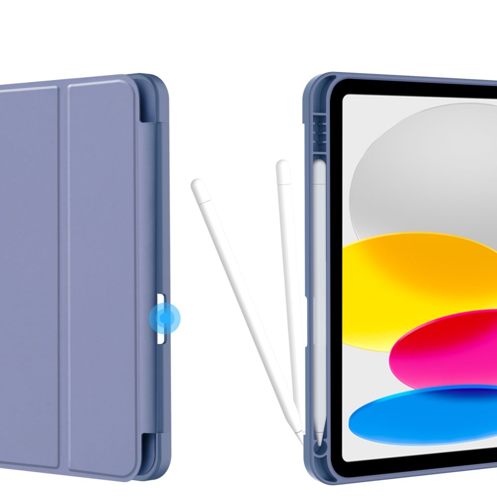 Dėklas Tech-Protect SmartCase Pen iPad 10.9 (2022) / 11 (2025), mėlynas