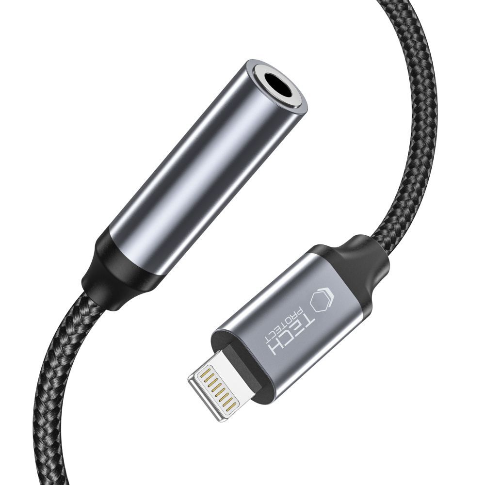 Adapteris Tech-Protect UltraBoost Lightning į Mini Jack 3.5mm
