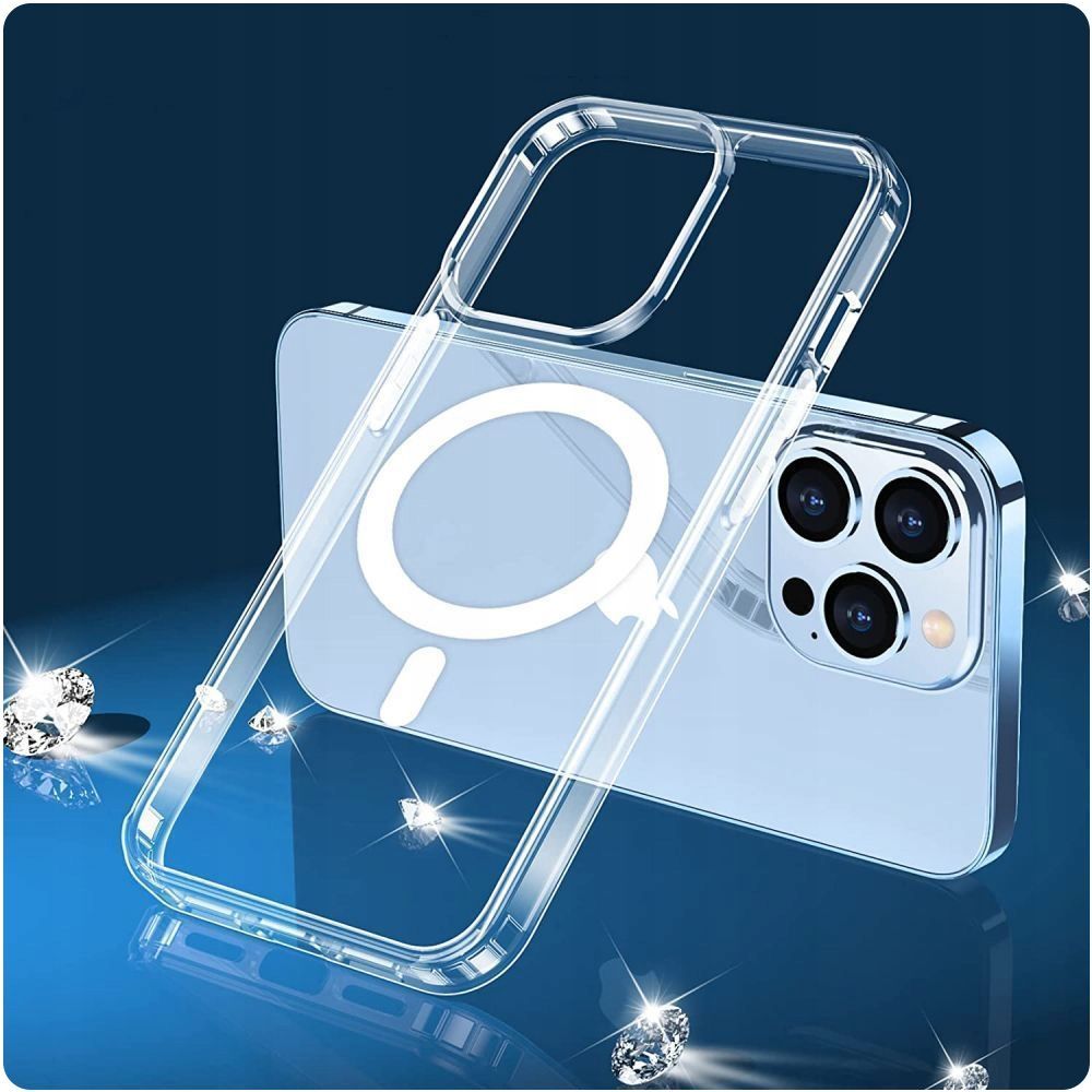 Dėklas Tech-Protect Flexair Hybrid MagSafe Galaxy S22 Skaidrus