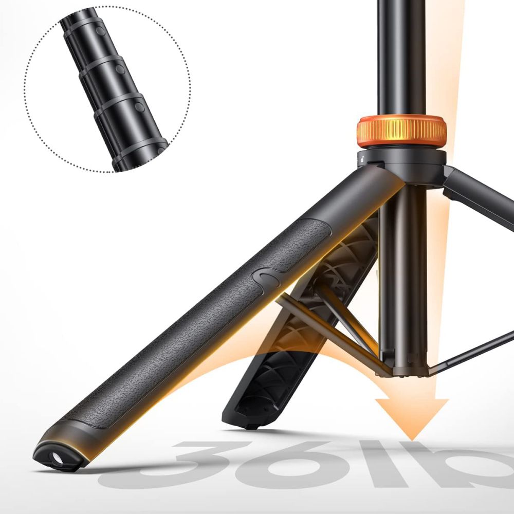 Selfie lazda Tech-Protect L03S Bluetooth Tripod, juoda