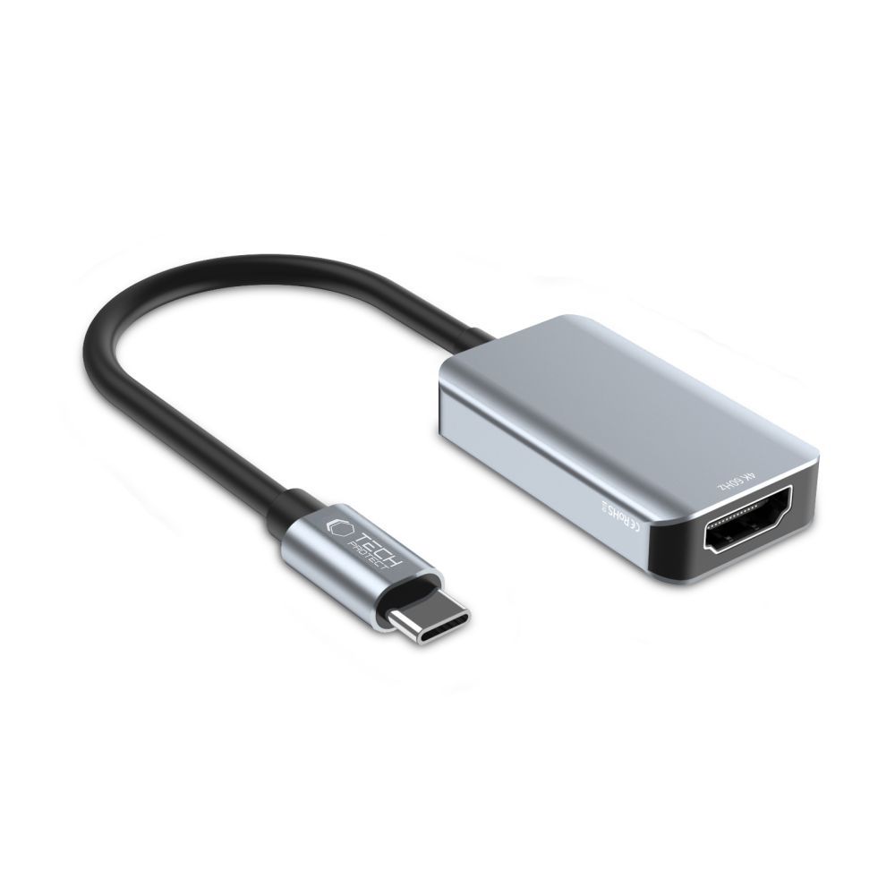 Adapteris Tech-Protect Ultraboost USB-C į HDMI 4K 60Hz Juodas
