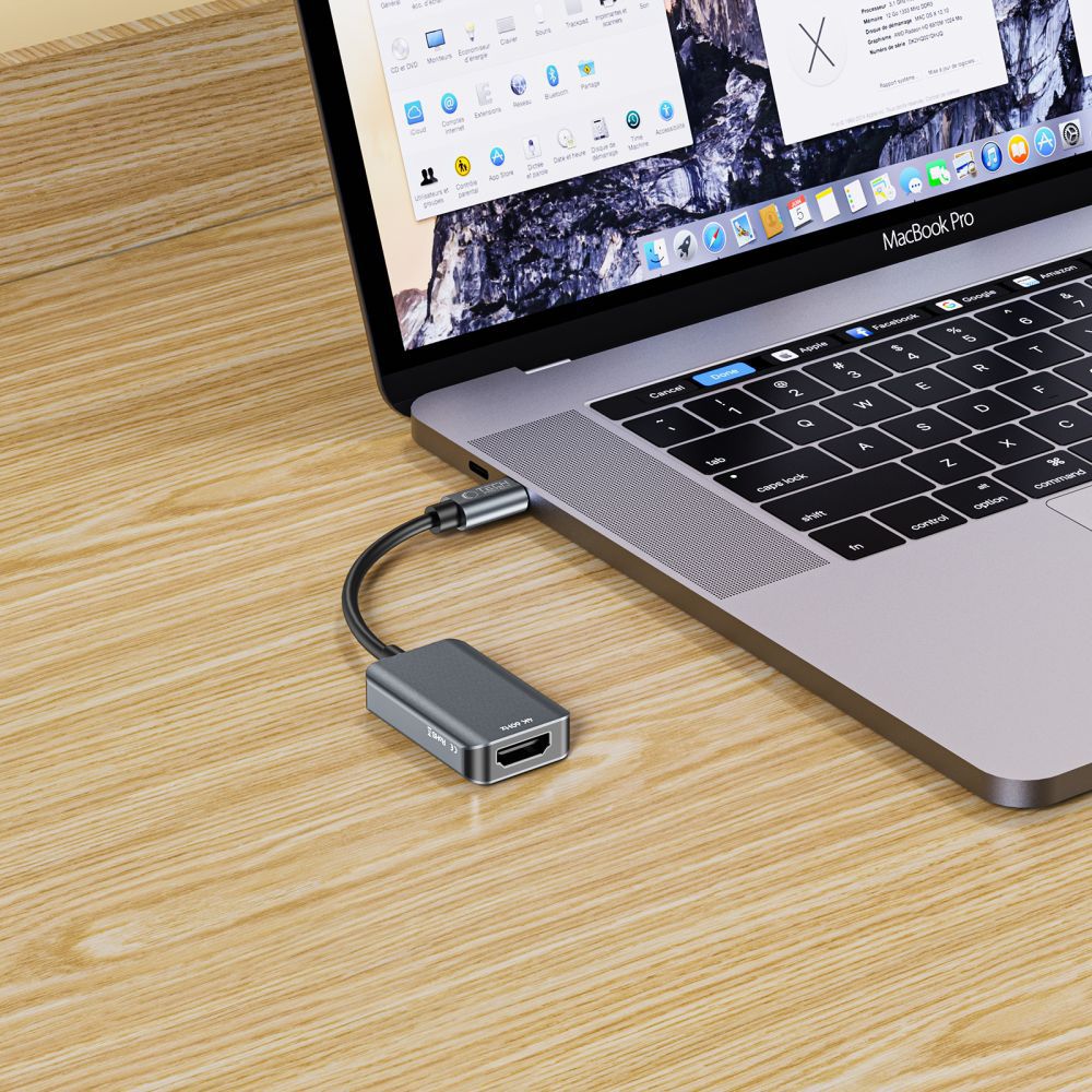 Adapteris Tech-Protect Ultraboost USB-C į HDMI 4K 60Hz Juodas