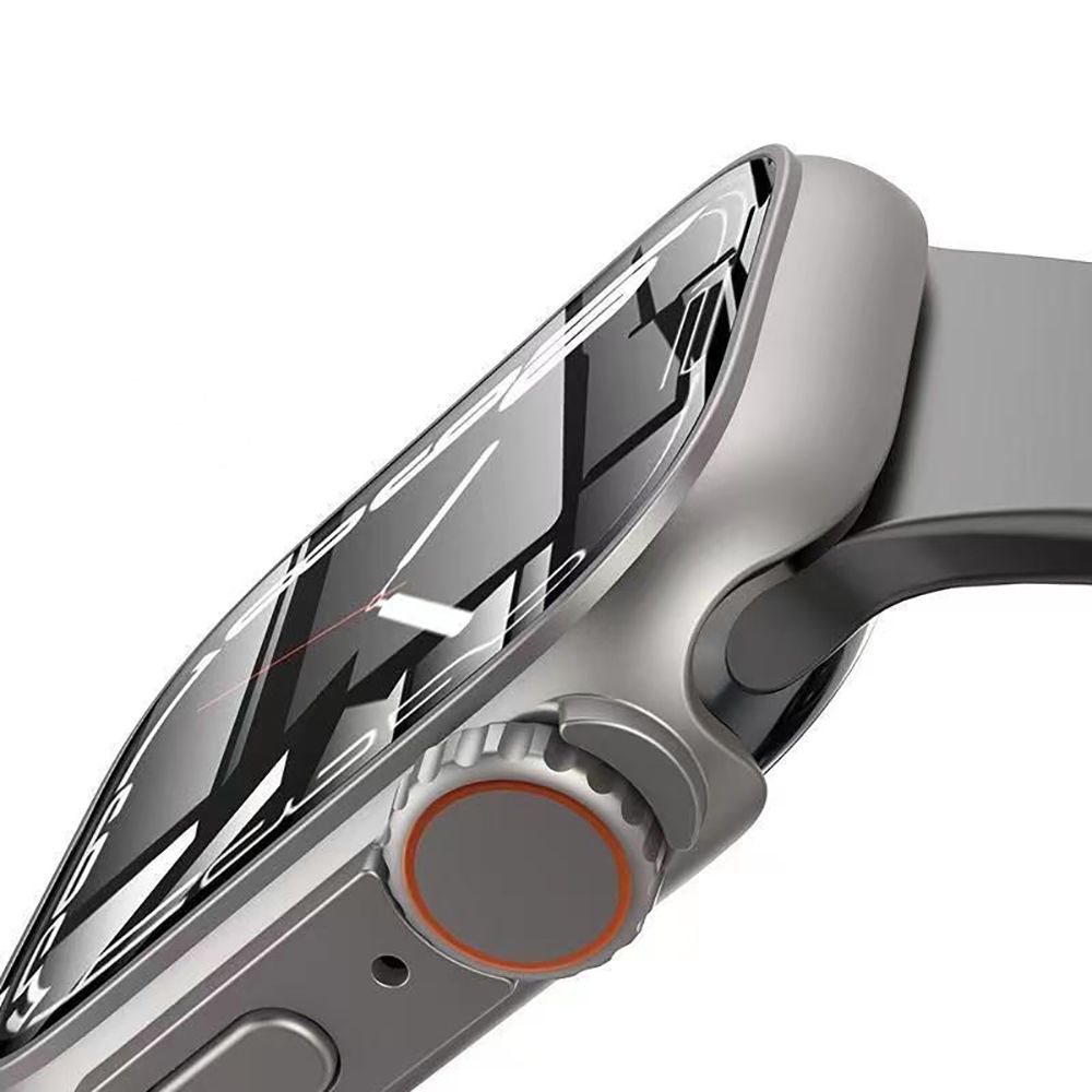 Dėklas Tech-Protect Defense360 Apple Watch 4 / 5 / 6 / SE 1 / 2 / 3 (44 mm) Titanium/Oranžinis