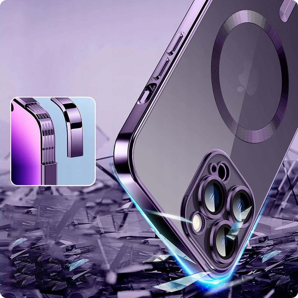 Dėklas Tech-Protect MagShine MagSafe iPhone 11, rausvai auksinis