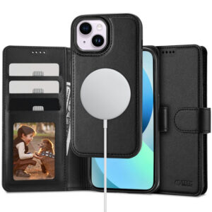 Dėklas Tech-Protect Wallet Magsafe iPhone 13 juodas