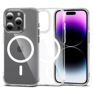 Dėklas Tech-Protect Flexair Hybrid MagSafe iPhone 15 Pro Max Skaidrus