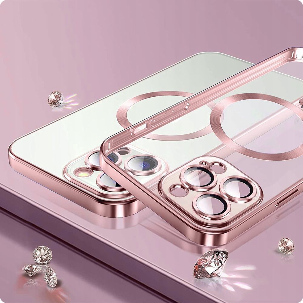 Dėklas Tech-Protect Magshine MagSafe iPhone 15, šviesiai mėlynas