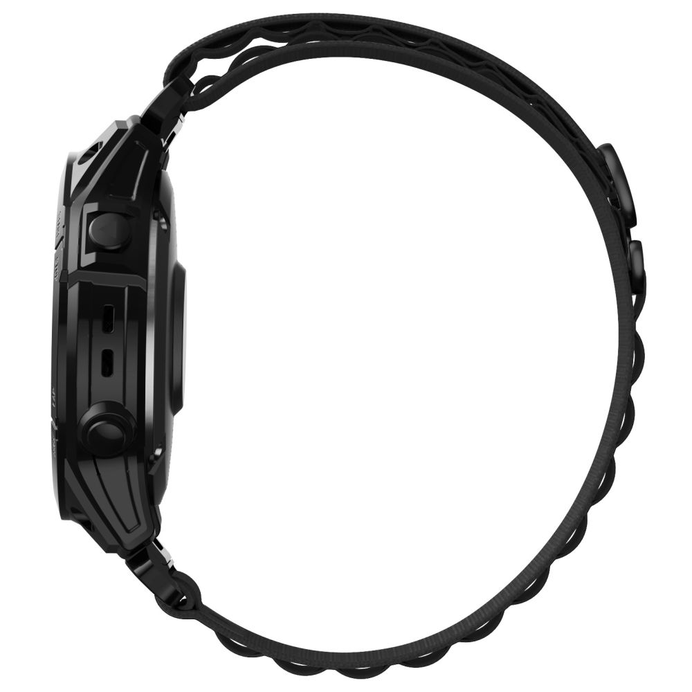 Dirželis Tech-Protect Nylon Pro Garmin Fenix 5X / 5X Plus / 6X / 6X Pro / 7X / 8 / 8 Pro (51 mm) juoda