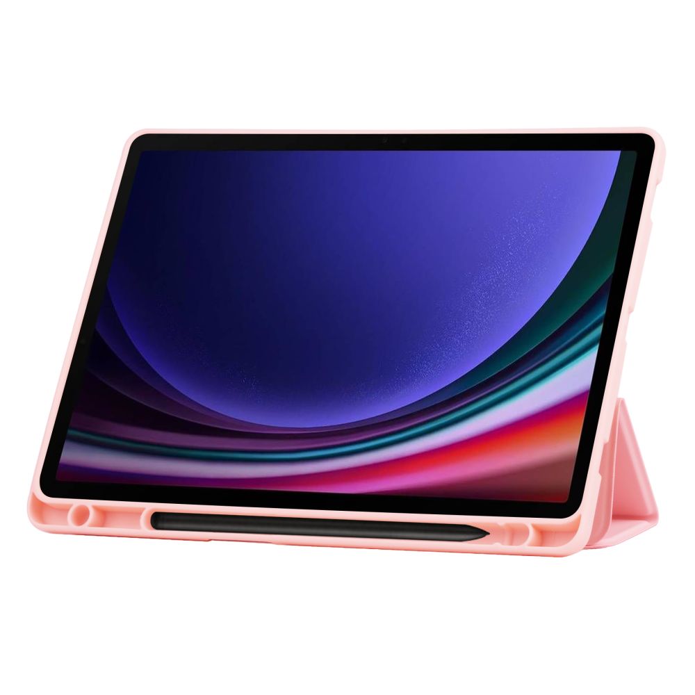 Dėklas Tech-Protect SmartCase Pen Galaxy Tab S9 11.0 / S9 FE / S10 FE / S10 Lite 10.9, rožinis