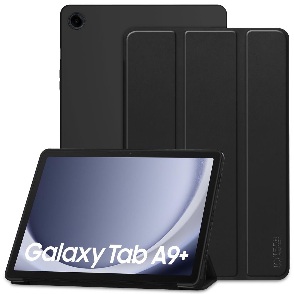 Dėklas Tech-Protect SmartCase Galaxy Tab A9+ Plus 11.0 X210 / X215 / X216, juodas