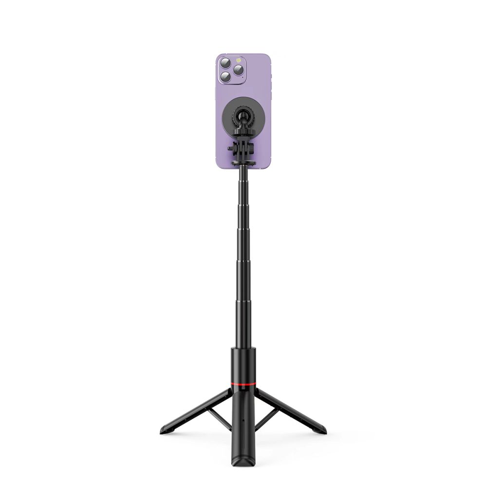 Selfie lazda Tech-Protect L06S MagSafe Bluetooth Tripod, juoda