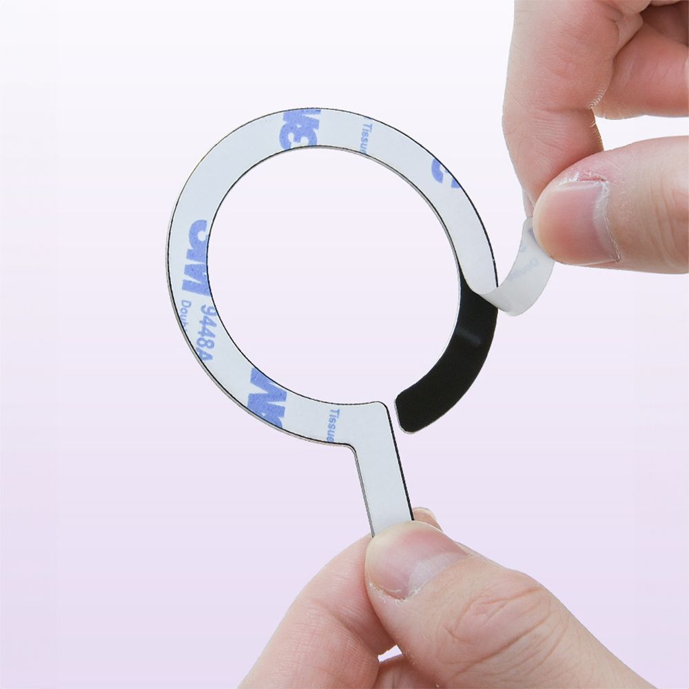 Magnetinis žiedas Tech-Protect MetalRing MagSafe, universalus, 2 vnt., juodas ir sidabrinis