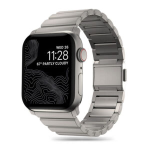 Dirželis Tech-Protect SteelBand Apple Watch 8 / 9 / 10 / 11 / SE / Ultra (44 / 45 / 46 / 49 mm), titaninis