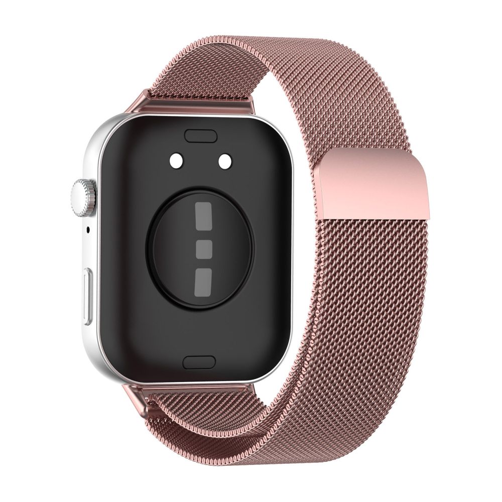 Dirželis Tech-Protect Milaneseband Huawei Watch Fit 3 / 4 / 4 Pro / 5 / 5 Pro, rožinio aukso spalvos