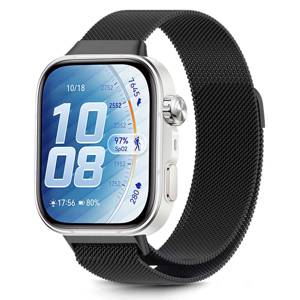 Dirželis Tech-Protect Milaneseband Huawei Watch Fit 3 / 4 / 4 Pro / 5 / 5 Pro, juodas