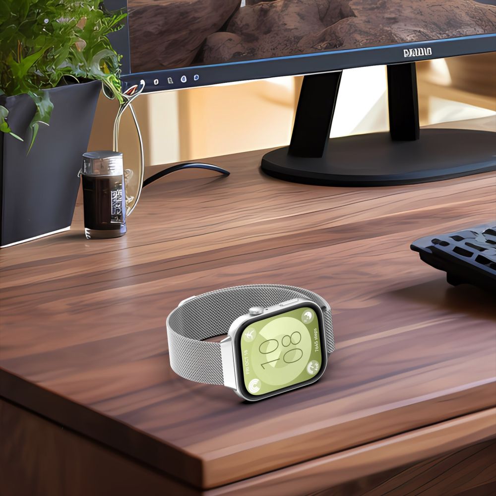 Dirželis Tech-Protect Milaneseband Huawei Watch Fit 3 / 4 / 4 Pro / 5 / 5 Pro, juodas
