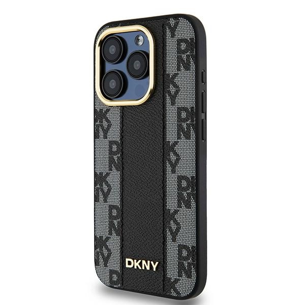 DKNY MagSafe dėklas iPhone 15 Pro – juodas