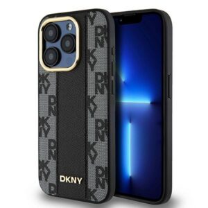 DKNY MagSafe dėklas iPhone 15 Pro Max – juodas