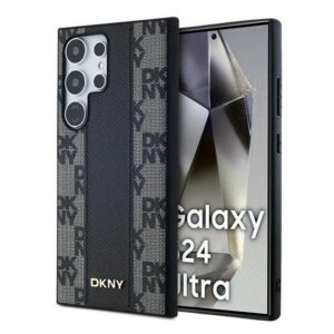 DKNY odinis MagSafe dėklas Galaxy S24 Ultra – juodas