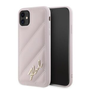 Karl Lagerfeld dėklas iPhone 11/XR – rožinis