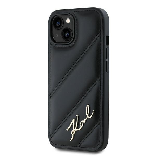 Karl Lagerfeld dėklas iPhone 15/14/13 (6,1") – juodas