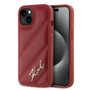 Karl Lagerfeld dėklas iPhone 15/14/13 6.1 – raudonas