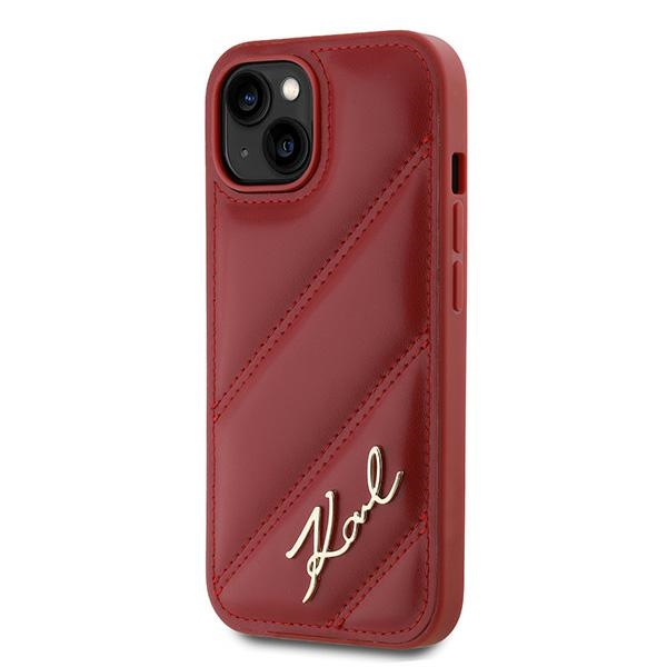 Karl Lagerfeld dėklas iPhone 15/14/13 6.1 – raudonas