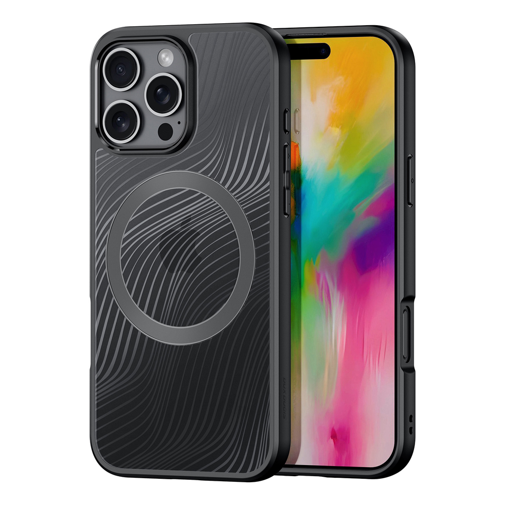 MagSafe dėklas Dux Ducis Aimo iPhone 16 Pro Max – juodas