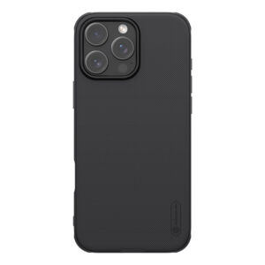 Nillkin Super Frosted Shield Pro dėklas iPhone 16 Pro – juodas