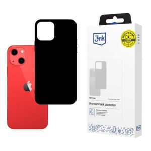3mk matinis dėklas iPhone 13 - juodas