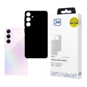 3mk matinis dėklas, skirtas Samsung Galaxy A35 5G – juodas