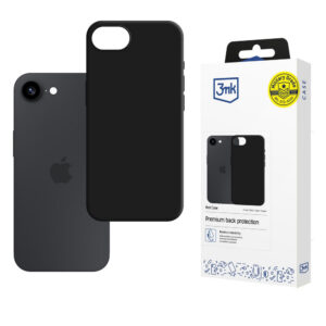 3mk matinis dėklas, skirtas Apple iPhone 16e / SE 4 – juodas