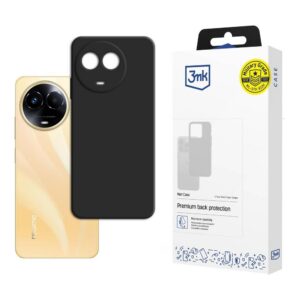 3mk matinis dėklas, skirtas Realme 11 5G – juodas