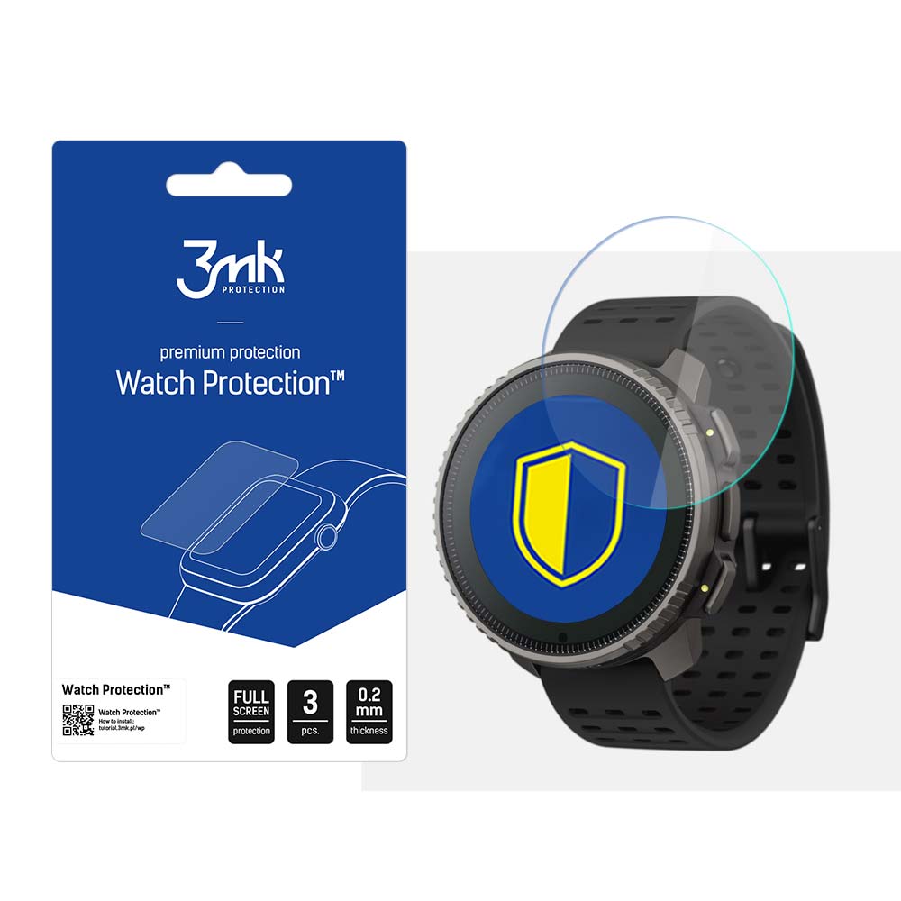 3mk Watch Protection™ v. FlexibleGlass hibridinis stiklas ant Suunto Vertical Titanium Solar