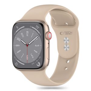 Dirželis Tech-Protect Silicone Apple Watch 8 / 9 / 10 / 11 / SE (40 / 41 / 42 mm), rudas