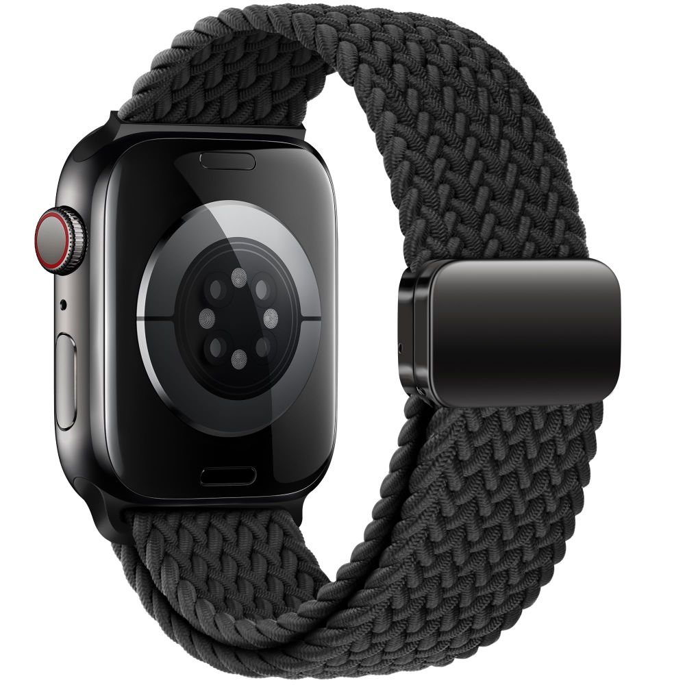 Dirželis Tech-Protect Nylonmag Apple Watch 8 / 9 / 10 / 11 / SE / Ultra (44 / 45 / 46 / 49 mm), juodas