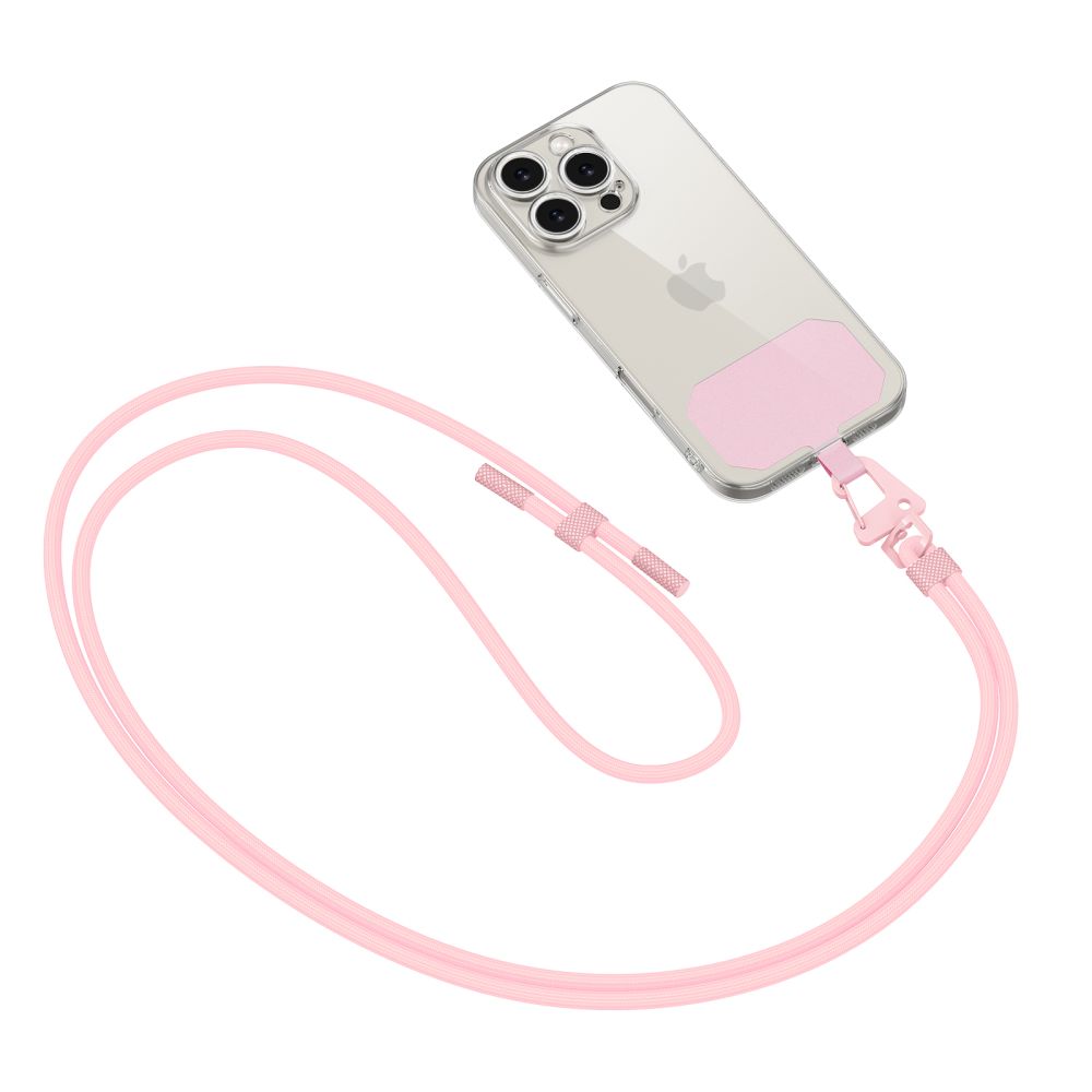 Dirželis Tech-Protect C5S Rope CrossBody, šviesiai rožinis