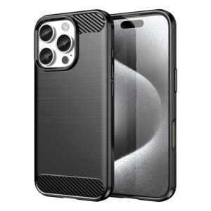 TPU dėklas iPhone 16 Pro – juodas