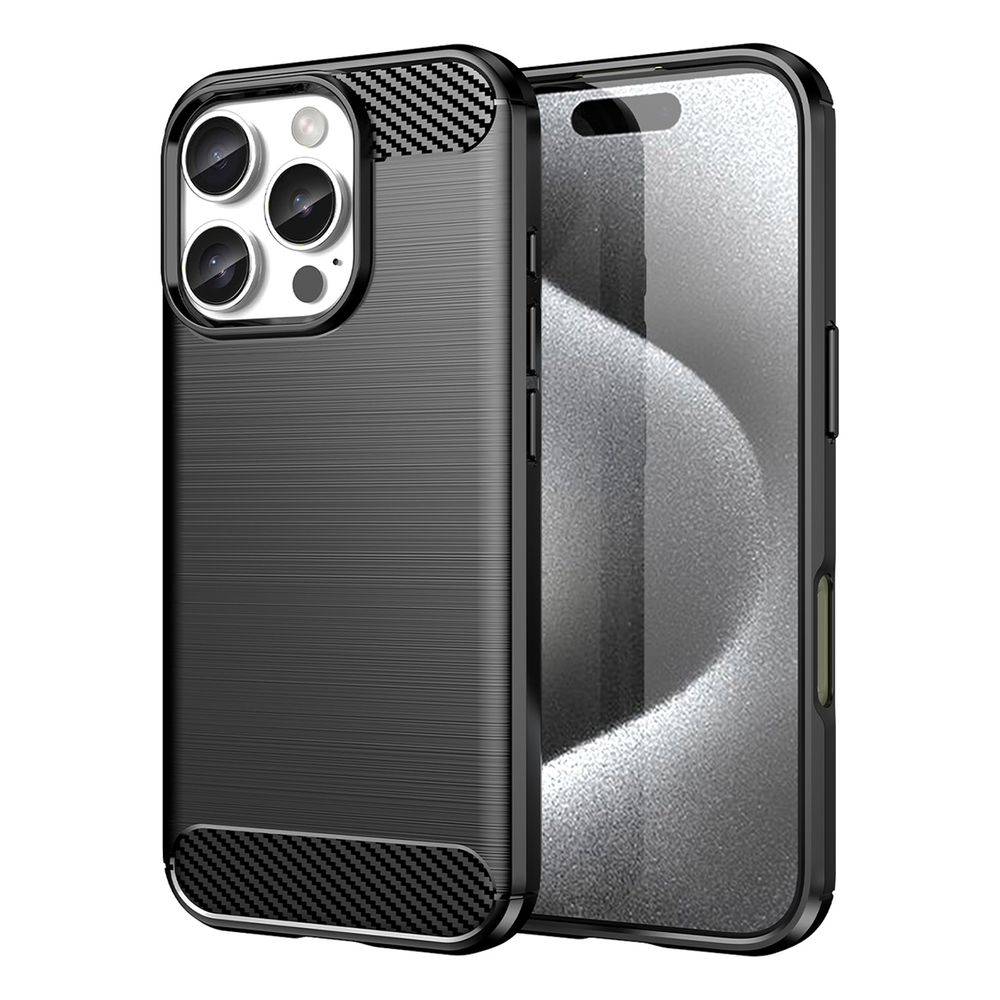 TPU dėklas iPhone 16 Pro – juodas