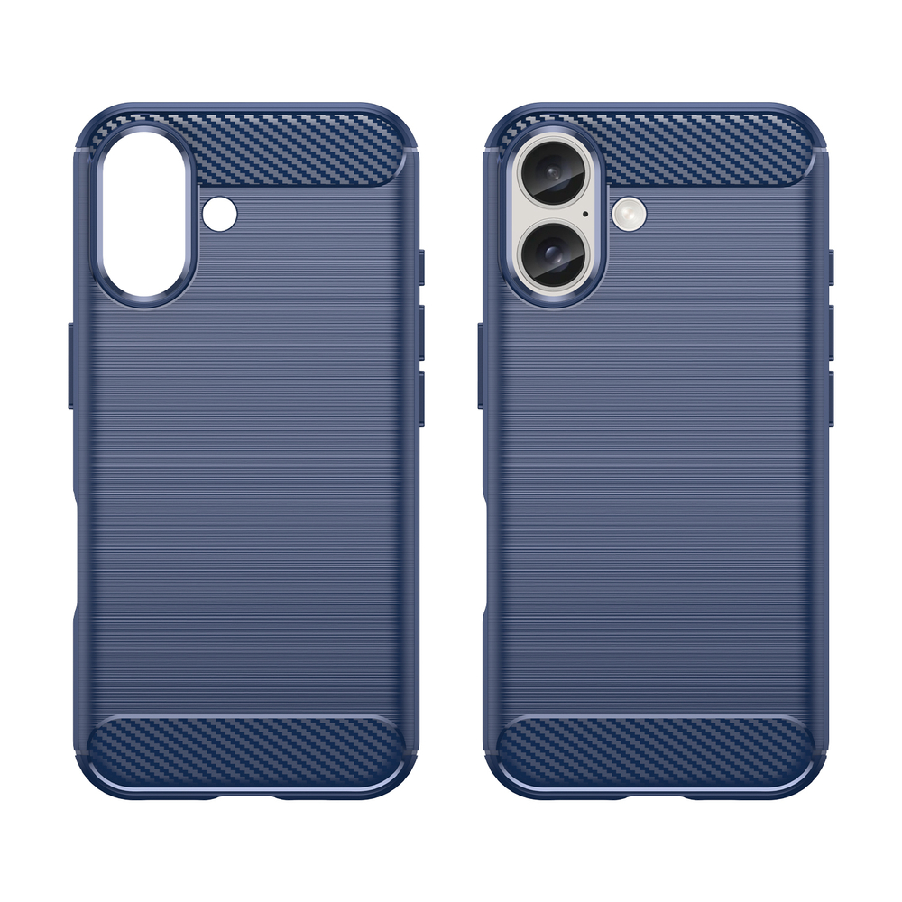 Silikoninis TPU dėklas iPhone 16 Plus – mėlynas