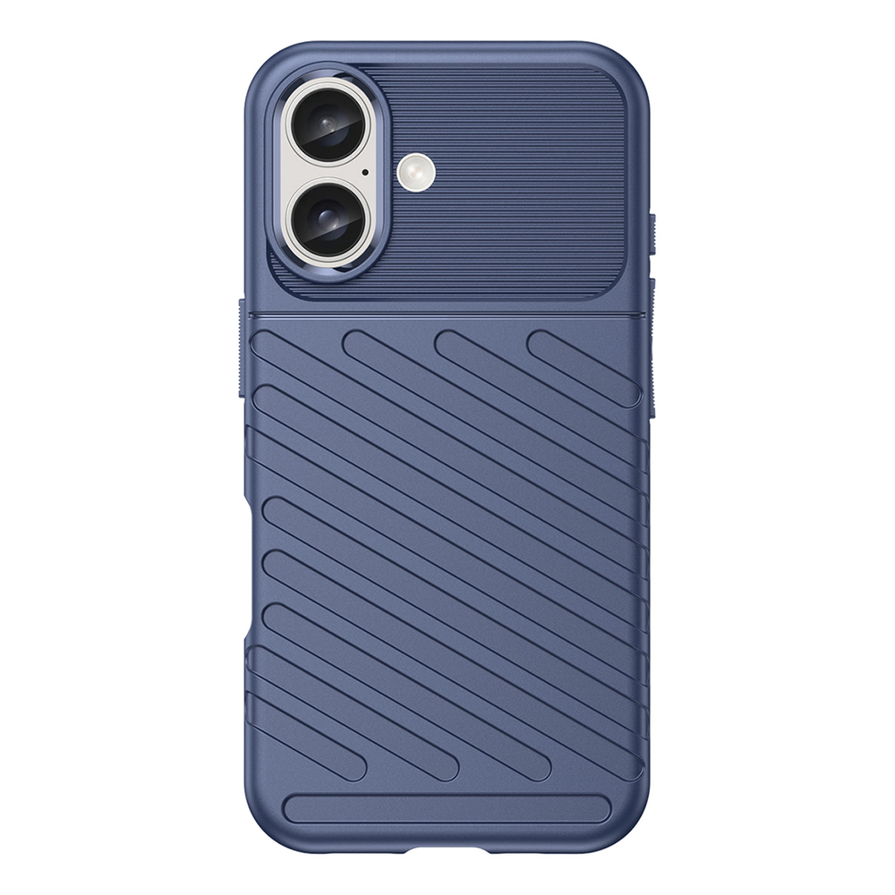 Thunder Case TPU dėklas iPhone 16 – mėlynas
