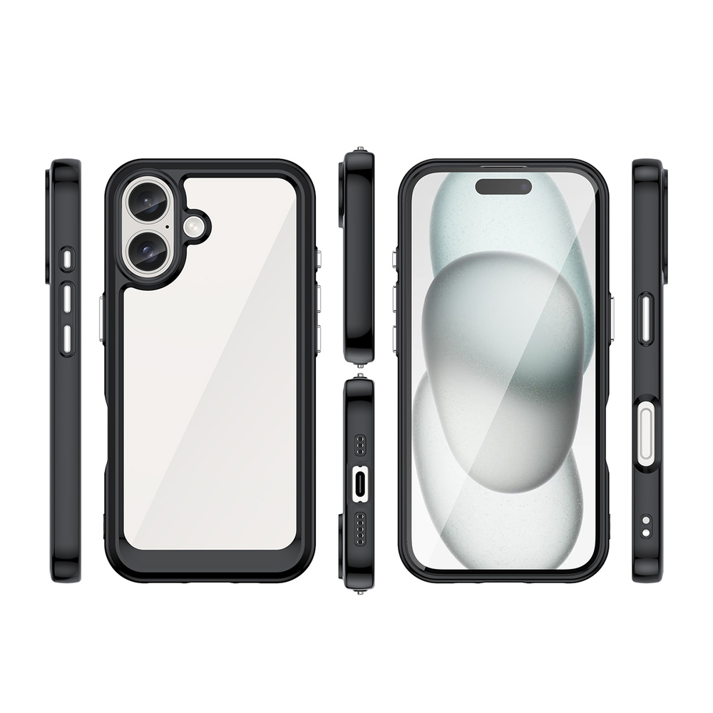 Outer Space dėklas iPhone 16 Plus – juodas