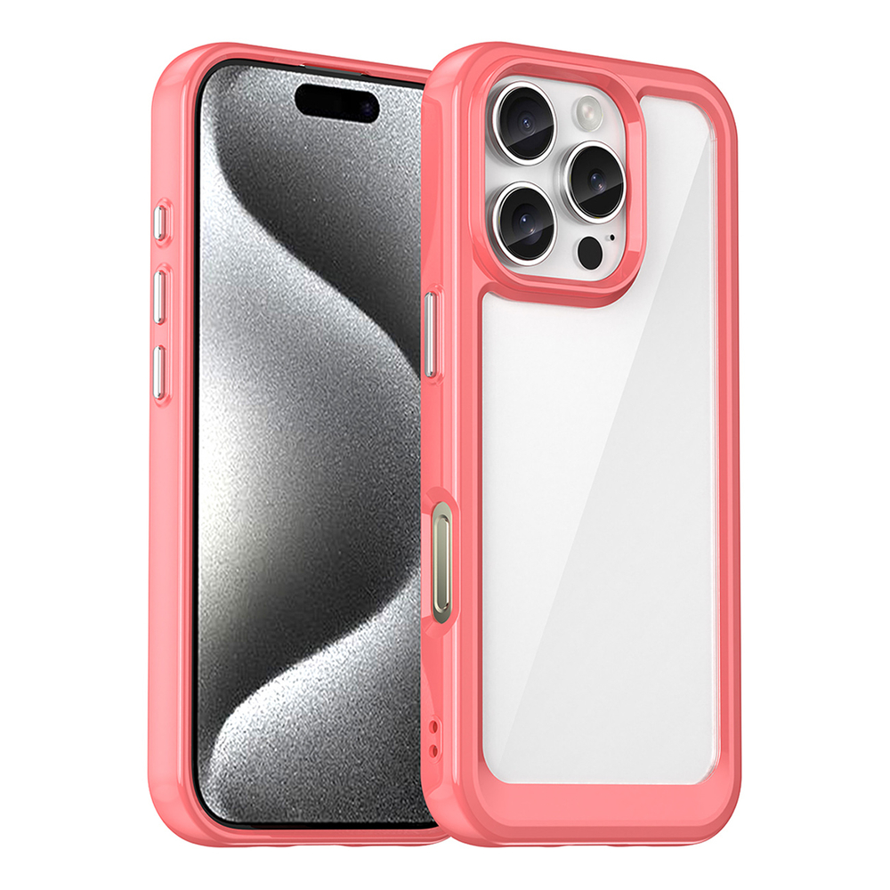 Outer Space dėklas iPhone 16 Pro – raudonas