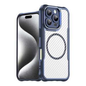 MagSafe TPU dėklas iPhone 16 Pro – mėlynas