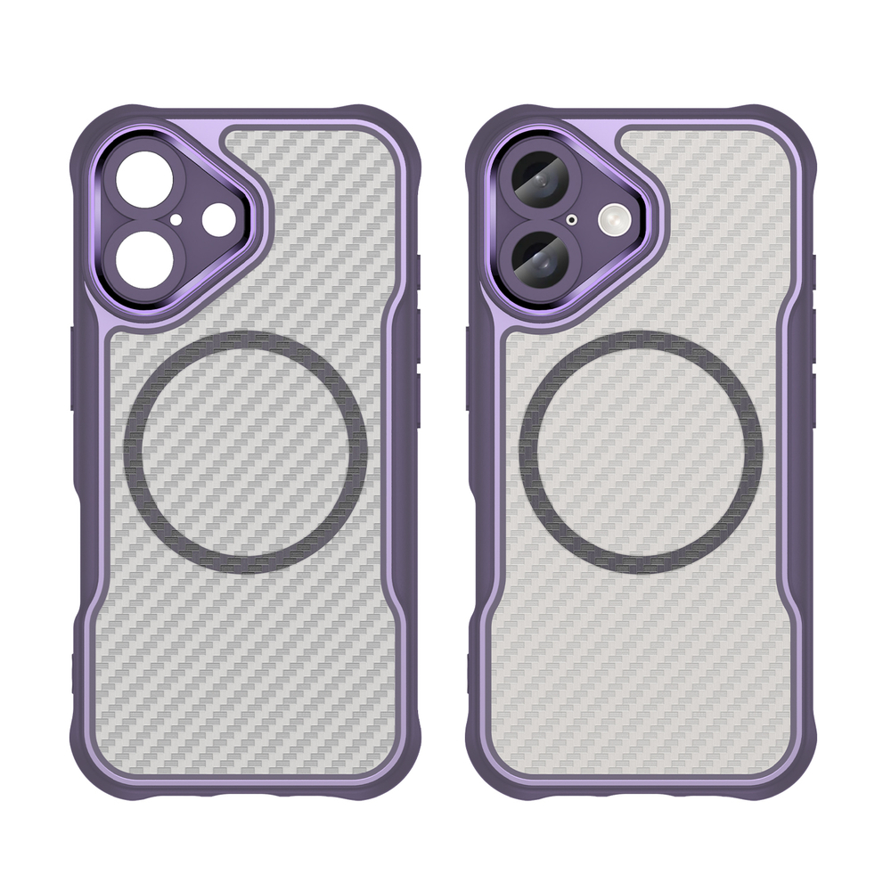 MagSafe TPU dėklas iPhone 16 – violetinis