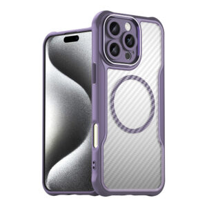 MagSafe TPU dėklas iPhone 16 Pro – violetinis