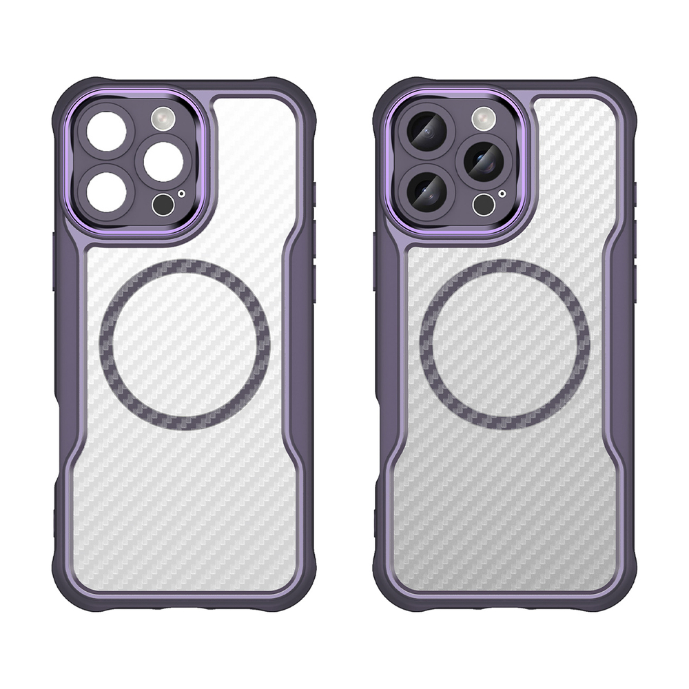 MagSafe TPU dėklas iPhone 16 Pro – violetinis