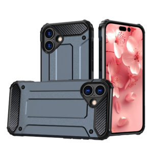 Hybrid Armor dėklas iPhone 16 Plus – mėlynas