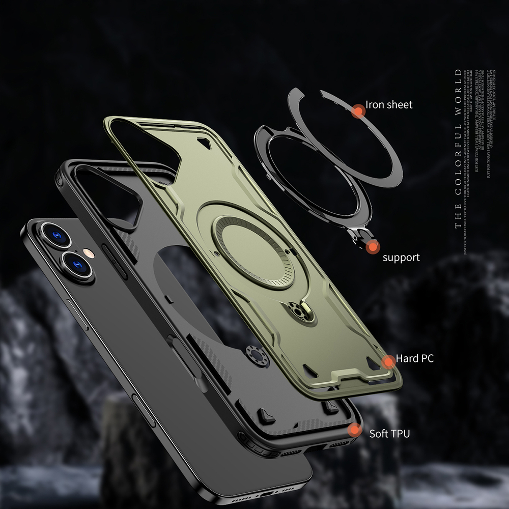 MagSafe dėklas iPhone 16 Plus – žalias
